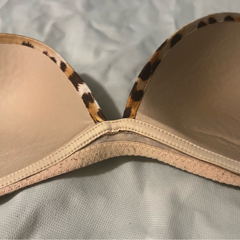 2007 VS Y2K Very Sexy Leopard Print Bra Wireless Victoria’s Secret - Picture 9 of 10